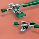 Carvallo rostfria stångklädhängare med klämmor | Justerbar & halkfri | För kjolar, byxor & underkläder | Platsbesparande & sömlös Carvallo