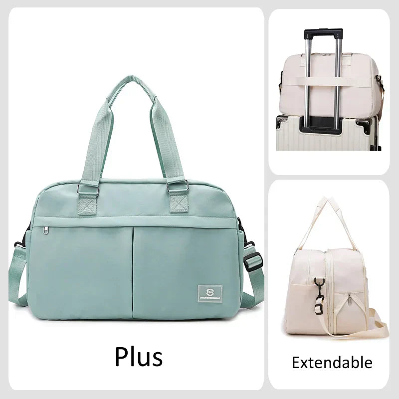 Carvallo Resväska Stor | Utbyggbar & Flerlager | Handbagage & Helgväska | Mycket Förvaringsutrymme Carvallo