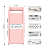 Carvallo 5-i-1 | Manuell & Multifunktionell | Rive, Hyvel, Tärnare | KüchenMeister® Kökshjälp Carvallo