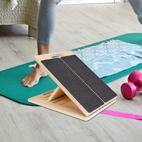 Vadmuskulsträckare – Justerbar Halkfri Lutande Bräda med Fällbar & Bärbar Design för Stretching & Terapi Carvallo