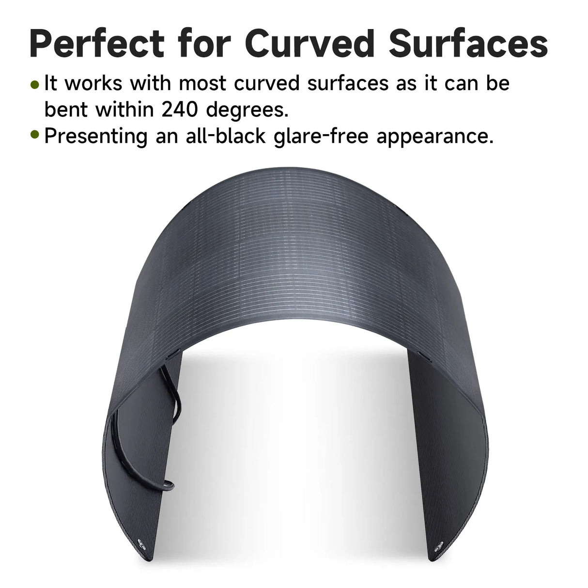 Carvallo Solpanel SunWave Pro | 100 W / 200 W | IP68 Vattentät | Ultralätt & Flexibel | För Balkong, Husbil & Off-Grid Carvallo