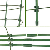 Carvallo FlexCage 90 Justerbar tomatbur 90 cm | Växtstöd med 4 ringar och clips | För klätterväxter, gurkor, paprika och blommor Carvallo