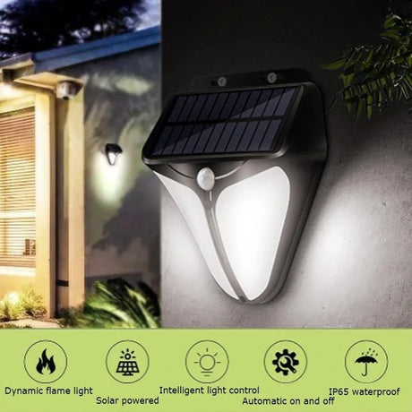 Carvallo-vägglampa | 38 LEDs | Rörelsesensor | IP65 Vattentålig | 1500 mAh Batteri Carvallo