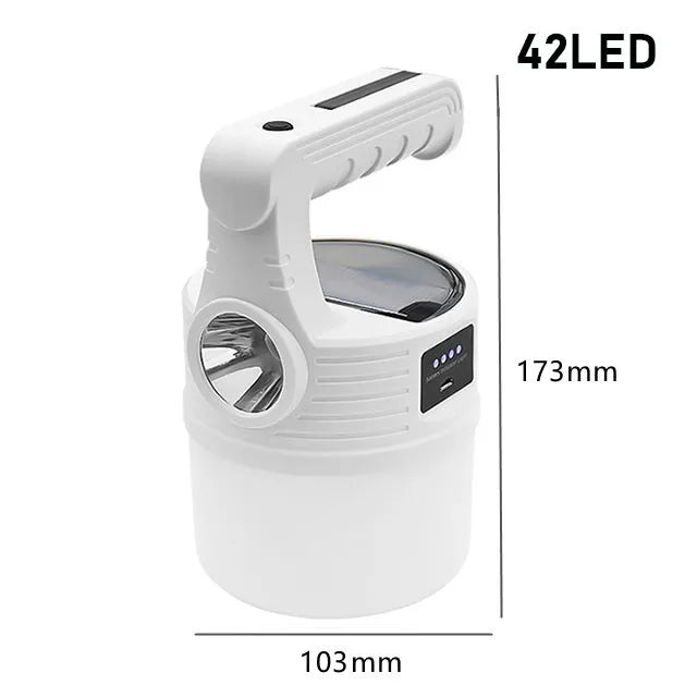 Carvallo-Campinglampa LumiCamp Carvallo | USB-uppladdningsbar & ficklampfunktion | Bärbar & Stark | För tält, utomhus & nödsituationer Carvallo