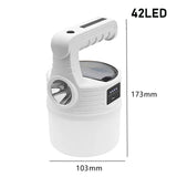 Carvallo-Campinglampa LumiCamp Carvallo | USB-uppladdningsbar & ficklampfunktion | Bärbar & Stark | För tält, utomhus & nödsituationer Carvallo