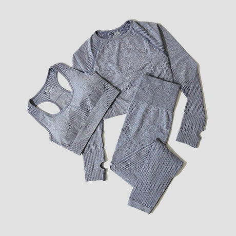 Activewear Set för kvinnor-Clothes for women-bellasverige-Grå-S-Hemnix