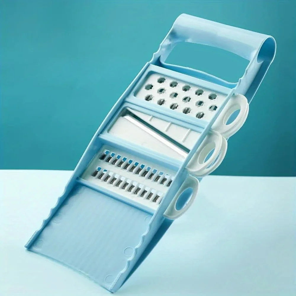 Carvallo 5-i-1 | Manuell & Multifunktionell | Rive, Hyvel, Tärnare | KüchenMeister® Kökshjälp Carvallo