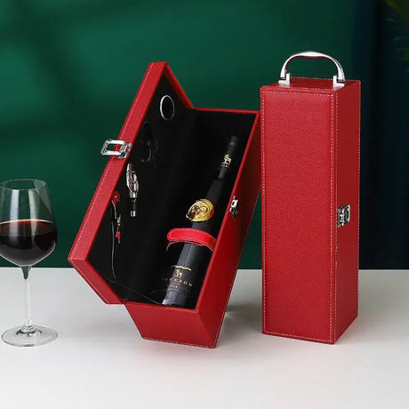 Lyxig Vinlåda - Stilig Förvaring för Vin och Tillbehör Carvallo