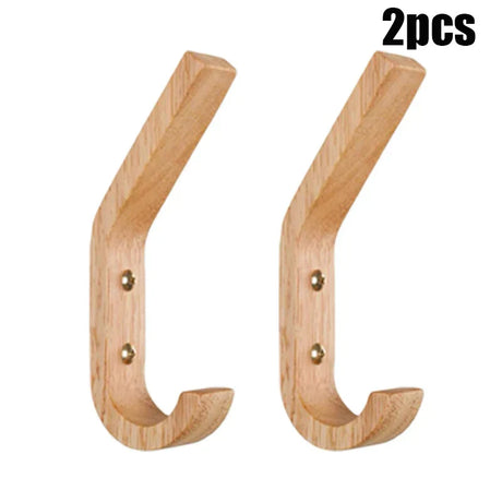 Carvallo Set Naturivo | 2/4 stück | Väggmonterad & Dekorativ | Massivträ | För jackor, nycklar, väskor & accessoarer Carvallo