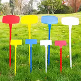 Carvallo EasyTag växtskyltar 10-pack | Insatsetiketter i plast | Återanvändbara & väderbeständiga | För rabatt, kruka & växthus Carvallo