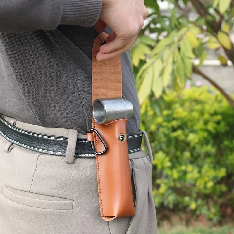 Carvallo Handbohrer FerroDrill | Utomhus överlevnadsverktyg | Robust kolstål | 16,5 cm Carvallo