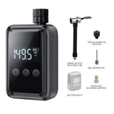 Carvallo Pro Elektrisk Luftpump | 150 PSI Högtryck | Bärbar Mini-Kompressor för cykel, bil & boll | USB-laddning Carvallo