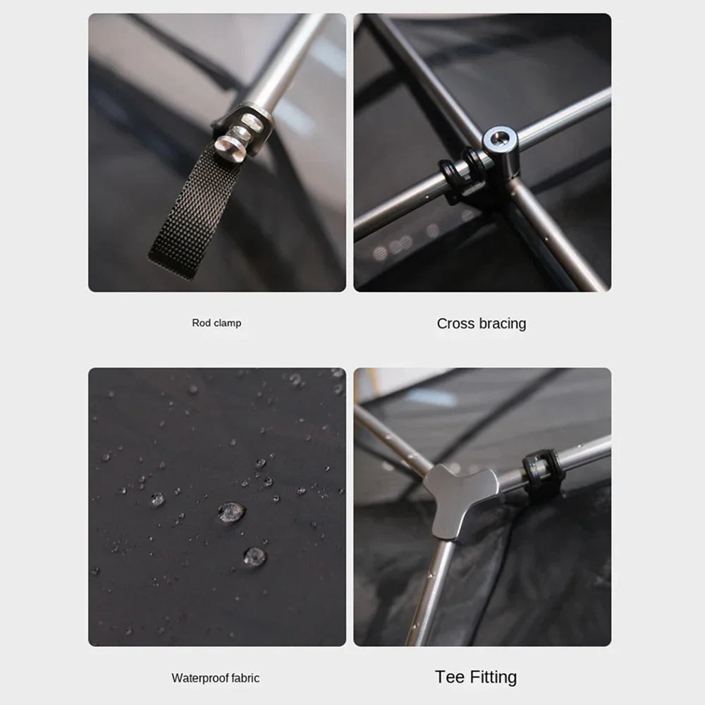 Carvallo Inner Tent TrekShield SoloMesh | Insect Net & Ventilation | Removable & Ultralight | For Outdoor, Trekking & Summer Camping Carvallo