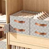 Carvallo Lådor Organiser Box | För underkläder & strumpor | Fällbar & platsbesparande | Högkvalitativ polyester Carvallo