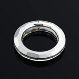 Carvallo-Suncatcher LumiRing 50 | Ø 50 cm | Glas-Prisma för fönster, trädgård & dekoration | Regnbågsfångare för ljusspel Carvallo