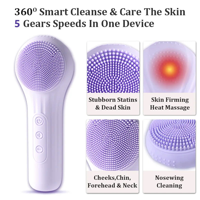 Carvallo LumiGlow | Sonic-teknologi & anti-aging-massage | Silikon & trådlöst uppladdningsbart Carvallo