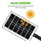 Carvallo ProMotion 55 Solarlampa med rörelsesensor | 55 LED | IP65 Vattentät | Med fjärrkontroll & 3 lägen | 320° Spridningsvinkel Carvallo