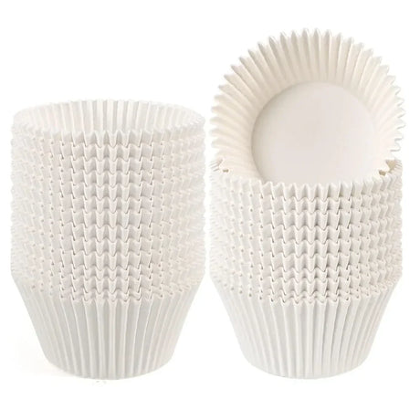 Carvallo Pappersformar BakePure 200-set | Non-stick & Fritts | För muffins & cupcakes | Ugns- & mikrovågssäker | Livsmedelsäkert Carvallo