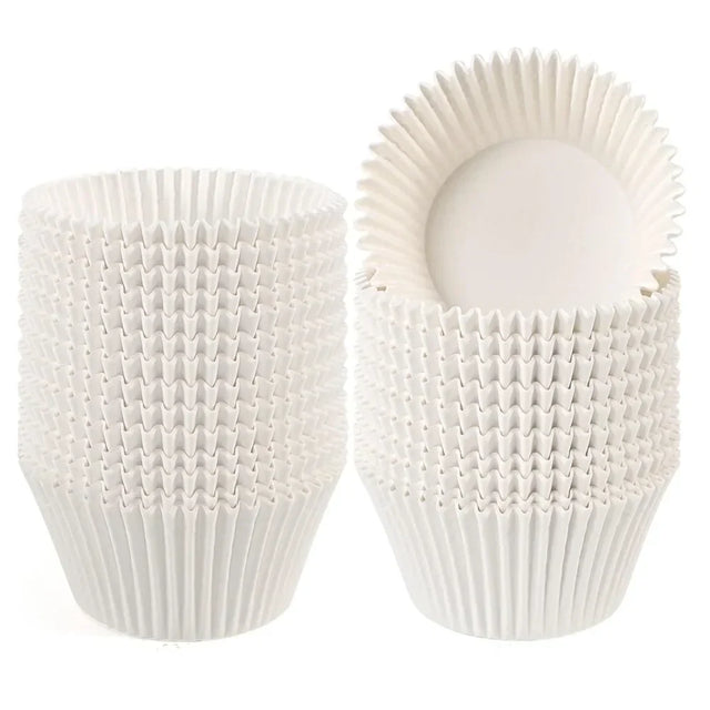 Carvallo Pappersformar BakePure 200-set | Non-stick & Fritts | För muffins & cupcakes | Ugns- & mikrovågssäker | Livsmedelsäkert Carvallo