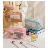 Carvallo ClarityBag Mesh | Transparent & Rymlig | 23 × 11 × 11 cm | För Resor & Vardag Carvallo