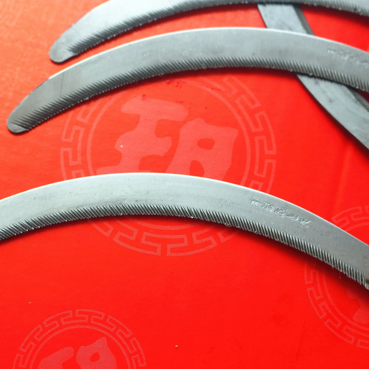 Carvallo ogräs skära i rostfritt stål | Tandad skärkant | För skörd & trädgårdsarbete | 30 cm Carvallo