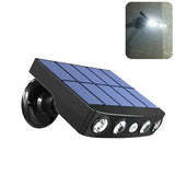 Carvallo MotionSolar | LED vägglampa med rörelsesensor | Solarbetriven & Vattentät | 4 LEDs Carvallo