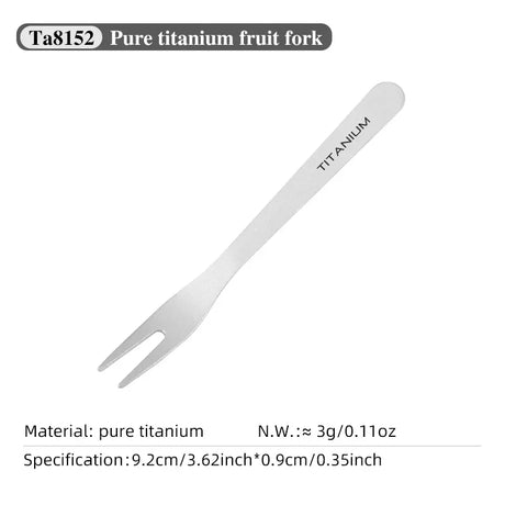 Carvallo Titan-fruktgafflar | Ultralätt & Återanvändbar | Dessert-, tårta- & salladsgaffel för camping, hem & gastronomi Carvallo