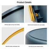 Carvallo Eimer | Fällbar silikonhink | För fiske, bil, camping & hem | Platsbesparande & Robust Carvallo