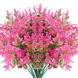 Carvallo 12-pack konstgjord lavendel | Konstväxter för bröllop, vaser, kronor & dekoration | För inomhus & utomhus Carvallo