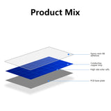 Carvallo AK5050 Mini-solpanel 2V | Hög effektiv & vattentät | 5x5 cm | För leksaker, trädgård & DIY Carvallo