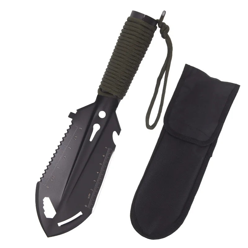 Carvallo Multifunktionell Camping Spade | Ultraluftig & Kompakt | För Vandring, Survival & Utomhus Carvallo