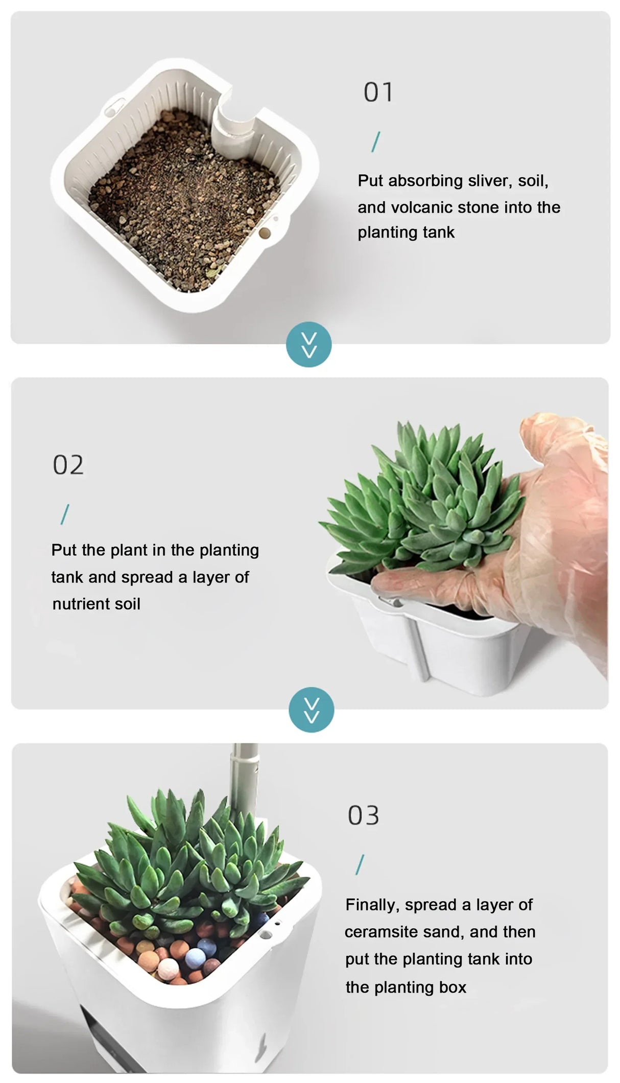 Multifunktionell intelligent hydroponisk växtkruka med kalender, diffusor och skrivbordslampa Carvallo