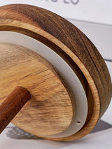 Carvallo Honungsglas med trälock & rörpinne | Lufttät förvaringsbehållare av glas | Transparent honungsbehållare för kök & frukostbord Carvallo