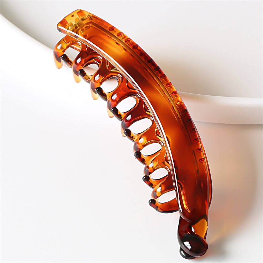 Kvinnors Eleganta Hårklor-Accessories-Hemnix-Orange Röd-Hemnix