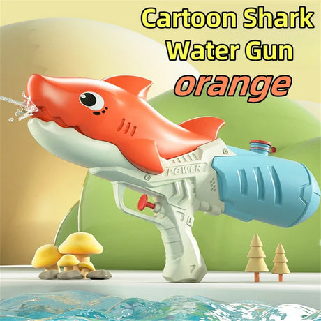 Carvallo Vattensprutleksak för barn | Dinosaurier, ankor & hajar | Dubbel-sprinkler & vattenpistoler | Perfekt för trädgård, strand & pool Carvallo