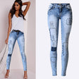 Kvinnan skinny jeans-Clothes for women-Hemnix-Himmelblå-34-Hemnix