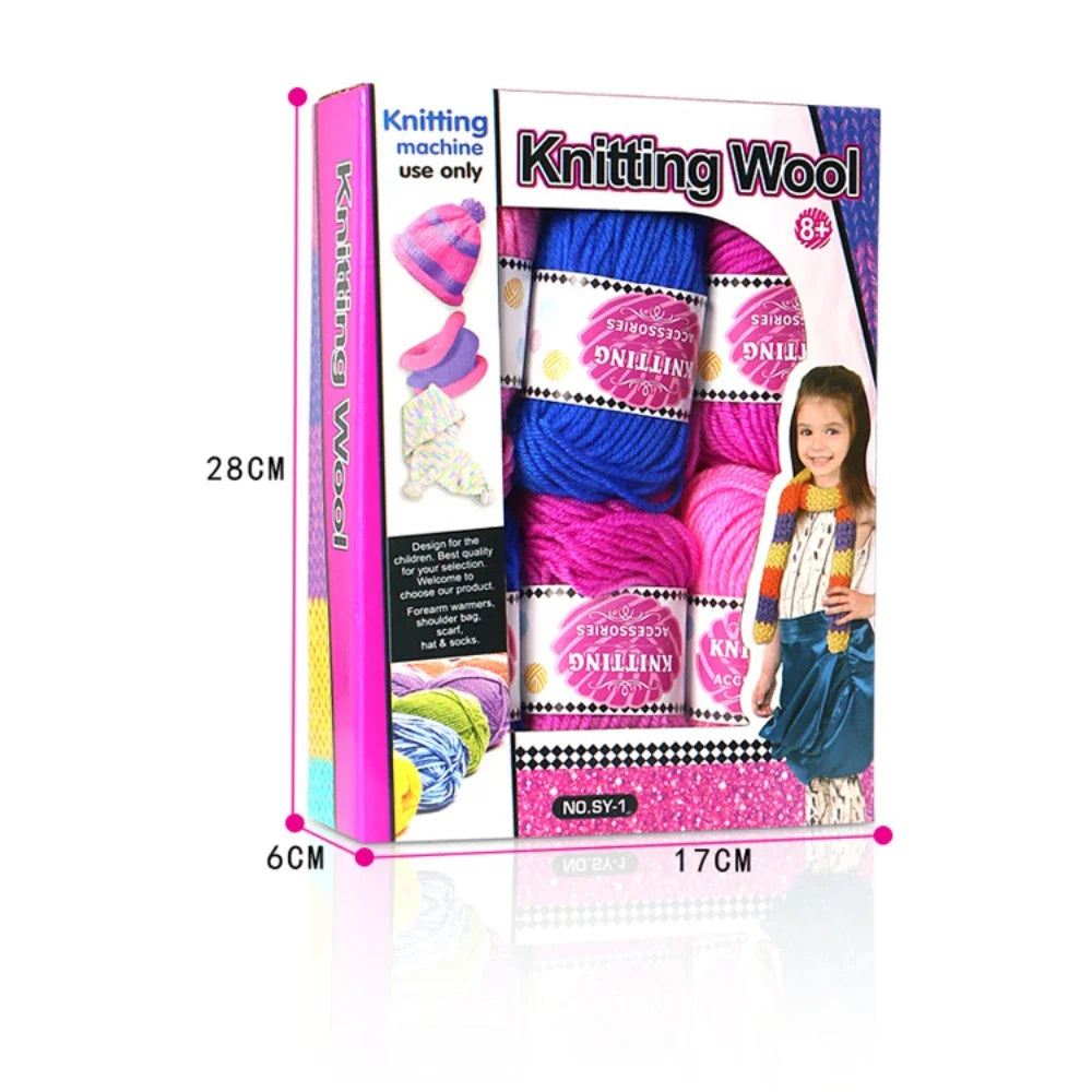 Carvallo Stickmaskin | 22 Nålare | Automatiskt rundstickset för nybörjare & vuxna | Snabbstickare med tillbehör Carvallo