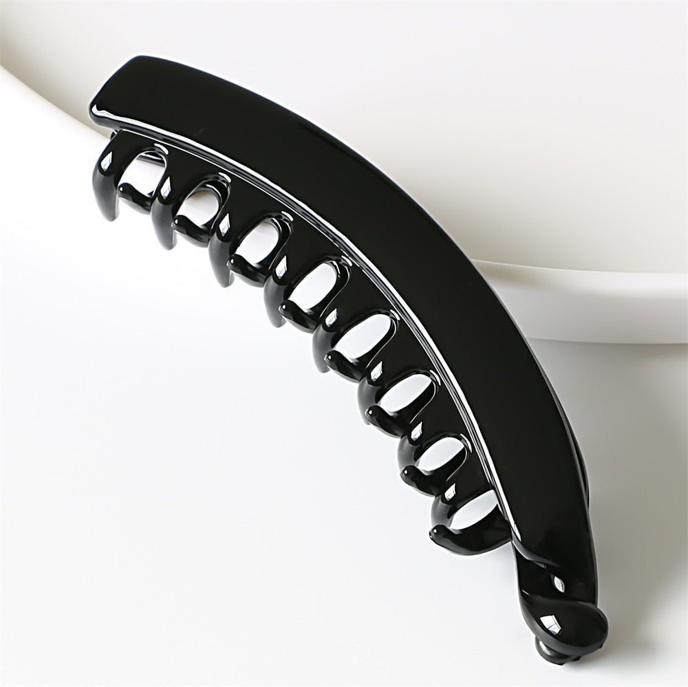 Kvinnors Eleganta Hårklor-Accessories-Hemnix-Svart-Hemnix