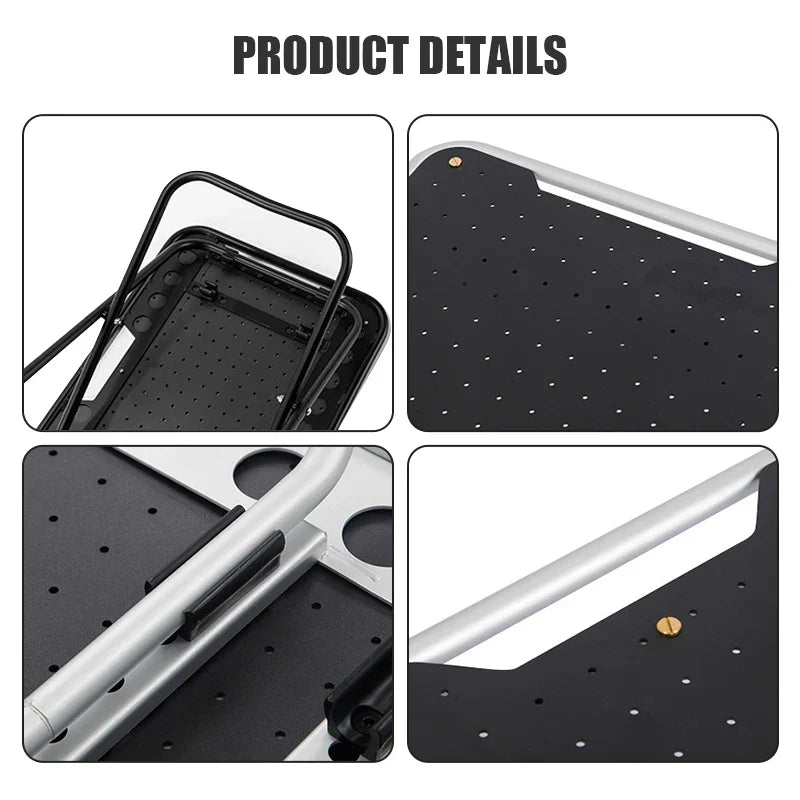 Carvallo Campingtisch GEARVION TacticalPro | Lätt & Bärbar | Aluminiumslegering | 60kg Tragkraft | Utomhus, Camping, BBQ Carvallo