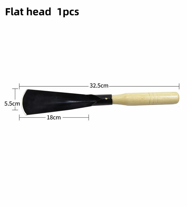 Carvallo 2-pack Trädgårdsskyfflar i metall | Robusta handskovlar för grävning, plantering och ogräsrensning Carvallo