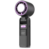 Carvallo Mini Handfläkt | 100 Vindsteg & Digitaldisplay | Fällbar & USB-uppladdningsbar | 4000 mAh batteri Carvallo