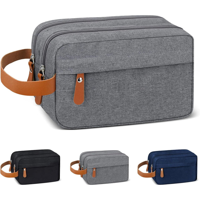 Carvallo kulturväska för upphängning för herrar | Vattenavvisande & Rymlig | Canvas-resväska med många fack Carvallo