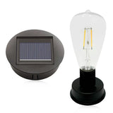 Carvallo Solarlampa grund 8 cm med LED-ljuskälla | Automatik På/Av | IP44 Väderbeständig | För Trädgård, Camping & DIY-Dekor Carvallo