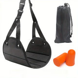 Carvallo Legino TravelRest | Memory Foam Komfort | Justerbar & ultralätt | För flygplan, kontor, tåg & hem Carvallo