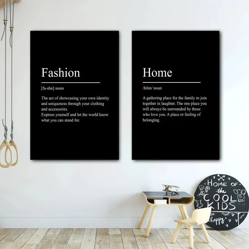 Success & Focus – Minimalistisk Motivationsposter på Canvas Hemnix