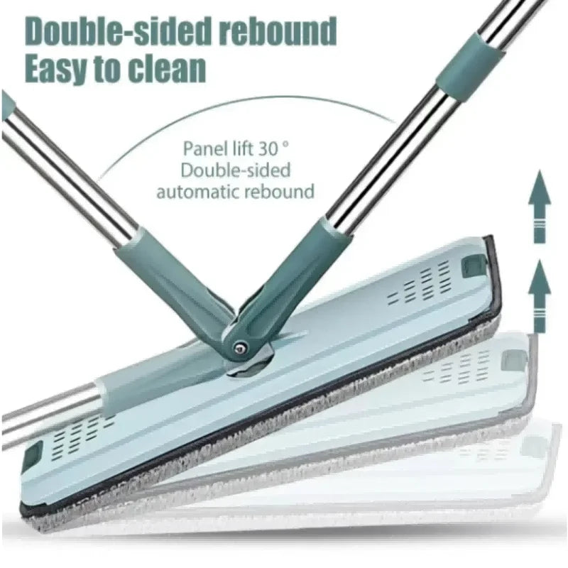 Carvallo CleanGlide | Handsfree urvridningssystem | 360° vridhuvud | För våtrengöring & torr rengöring Carvallo