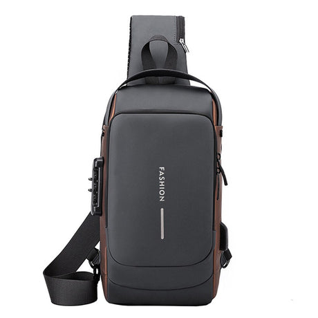 USB-laddning Cross Body Väska-Gadgets-Bellasverige-Grått-Hemnix