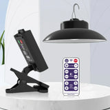 Carvallo-Solarlampa SOLVARA | Med fjärrkontroll & USB-laddning | 3 ljuslägen | För trädgård & terrass Carvallo