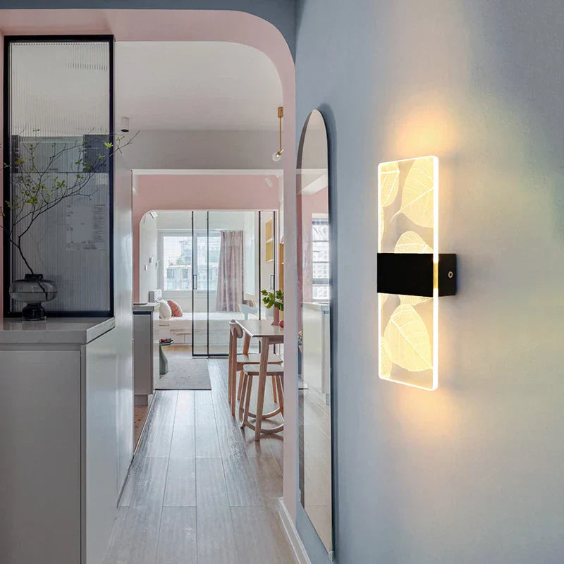Modern LED Akryl Vägglampa – Nordisk Väggsconces Belysning för Heminredning, Stiliga Energisnåla Vägglampor Carvallo