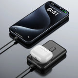 Carvallo 20.000 mAh Solkraftbank med magnetisk trådlös laddare | Kompatibel med MagSafe | USB-C & solenergi-laddning | För iPhone, Samsung & mer Carvallo